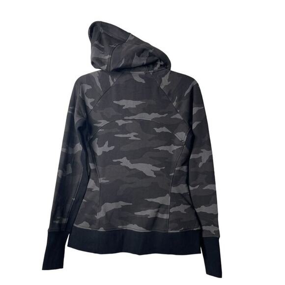 Athleta Triump Activewear Printed Camo Zip Up Hoodie Sweatshirt Size X Small New - Picture 12 of 16